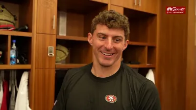 Saubert describes relationship with Kittle, previews challenge of facing Rams