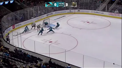 Watch Celebrini score his first goal in Sharks' preseason opener