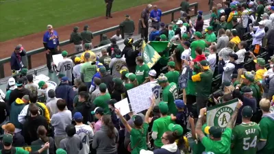 Watch final RBI hit and final out of A's 57-year Oakland era