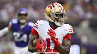 San Francisco 49ers wide receiver Brandon Aiyuk addresses the media on Wednesday and discusses the progress he’s made heading into Week 3.