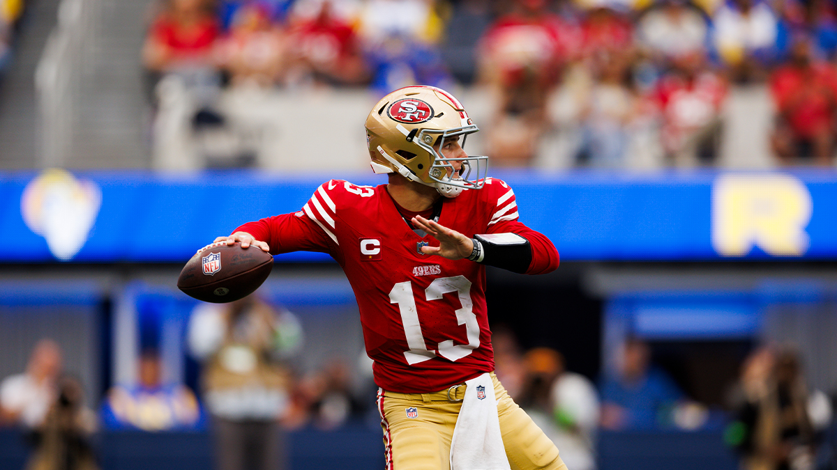 49ers quarterback Brock Purdy zou Kurt Warner kunnen evenaren voor NFL-records tegen Rams – NBC Sports Bay Area en Californië