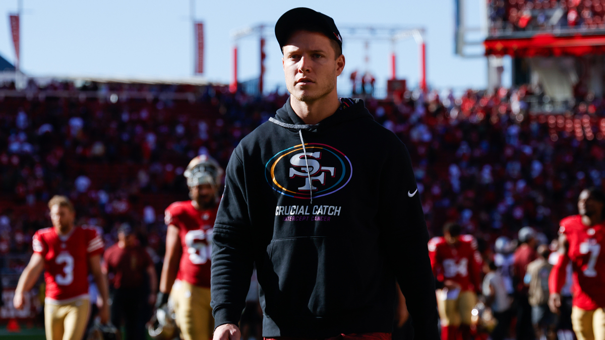 Christian McCaffrey heeft bilaterale achillespeesontsteking, bevestigt Kyle Shanahan – NBC Sports Bay Area & Californië