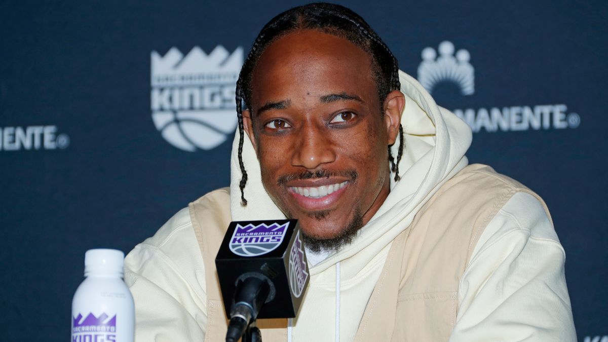 DeMar DeRozan meets Kings fan who got star’s name tattoo post-signing