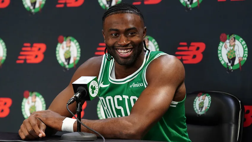 Celtics wing Jaylen Brown