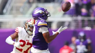 On “49ers Postgame Live,” analyst Donte Whitner discusses Justin Jefferson’s big game in the Minnesota Vikings’ Week 2 win over San Francisco.