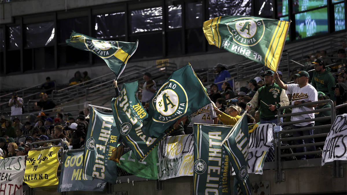 Athletics fans share mixed emotions at final Oakland Coliseum series ...