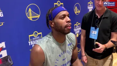 Hield discusses playing alongside Curry, training camp in Hawaii