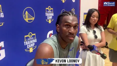 Looney discusses how Warriors need to be more vocal this season