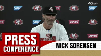 Sorensen discusses 49ers' struggles vs. Cardinals, prep for Seahawks