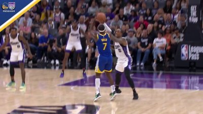 Hield catches fire on 3-pointers in return to Sacramento as a Warrior