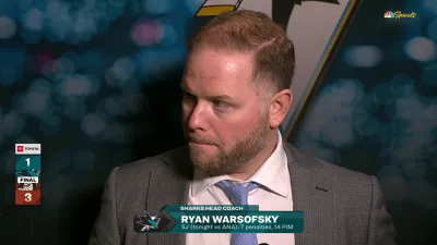 Warsofsky details issues that have led to Sharks' winless start