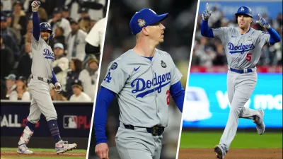 Dodgers one win away from World Series title