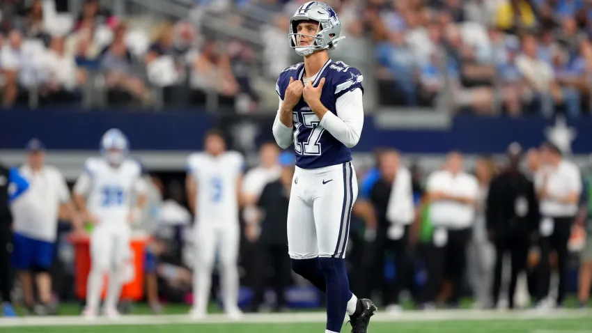 Cowboys kicker Brandon Aubrey