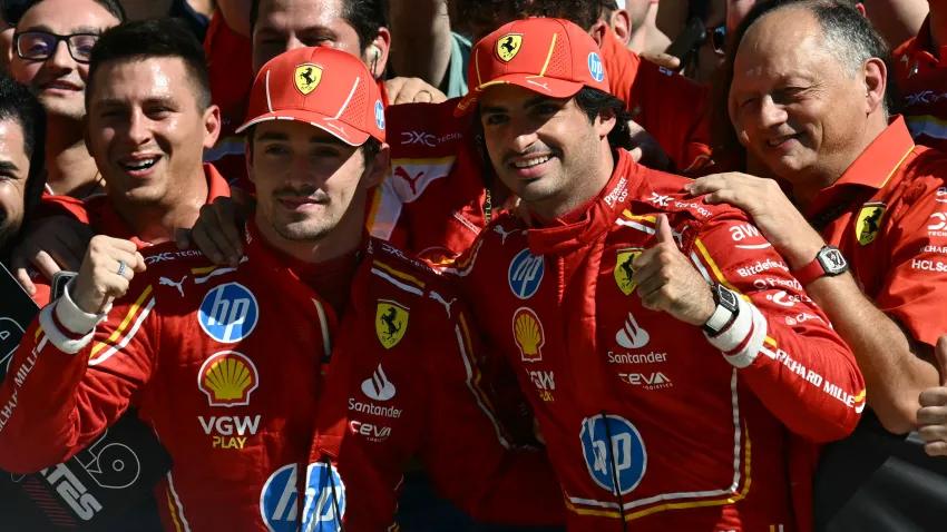 Formula 1 - Leclerc and Sainz - Ferrari