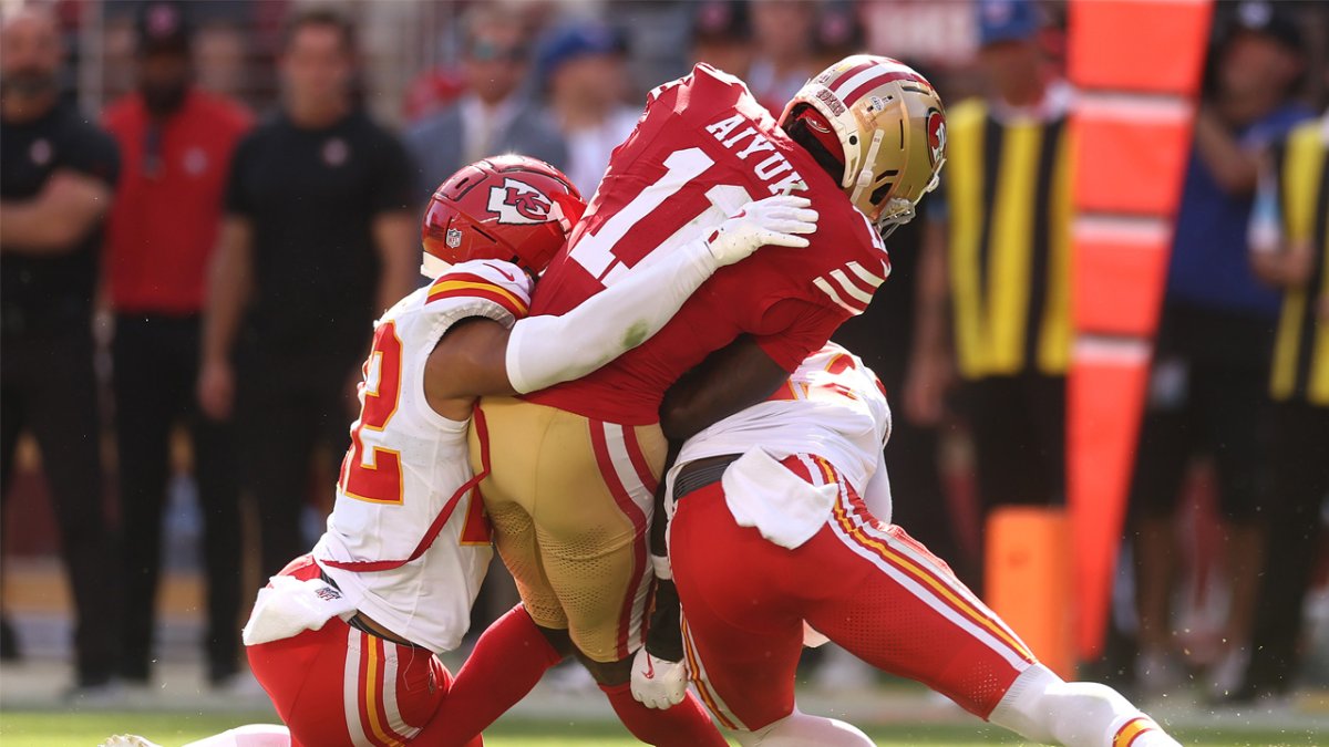 The severity of Brandon Aiyuk’s initial injury was not known to Kyle Shanahan – NBC Sports Bay Area & California