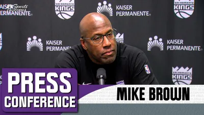 Brown discusses how Kings move forward after Monk's injury 