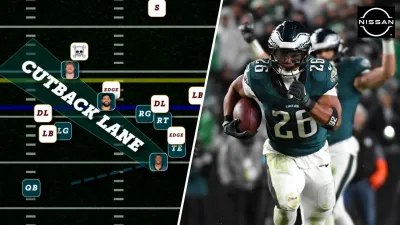 Barrett Tone: How Eagles created massive cutback lane for Saquon on final TD against Commanders