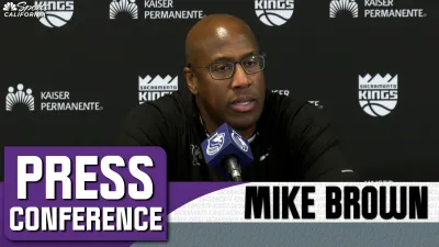 Brown ‘very pleased' with Kings' effort in win vs. Jazz