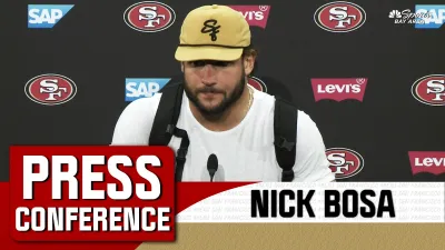 Bosa offers injury update after exiting 49ers' loss to Seahawks