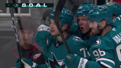 Eklund's first-period goal ties Sharks' game vs. Red Wings