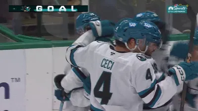 Walman scores to put Sharks within one goal late vs. Stars