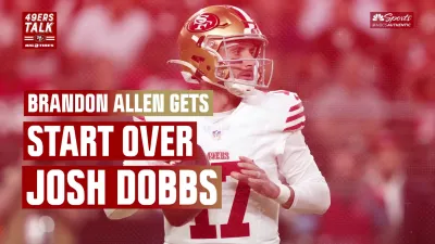 Why Allen is starting 49ers QB over Dobbs vs. Packers