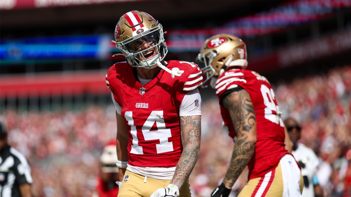 Shanahan praises Pearsall’s ‘impressive’ 49ers comeback, positivity