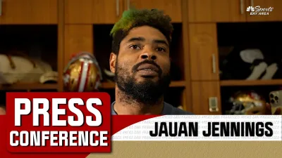 Jennings discusses ‘huge' importance of 49ers' win vs. Bears