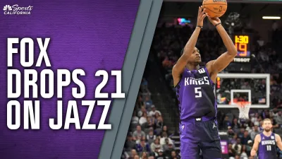 De'Aaron Fox highlights: Watch Kings star score 21 points vs. Jazz