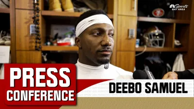 Deebo reflects on dropped TD pass in 49ers' loss vs. Rams