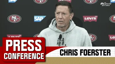 Foerster ‘encouraged' by 49ers' offensive line ahead of clash vs Lions