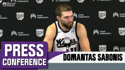 Sabonis shares emotions after Christie's first Kings win