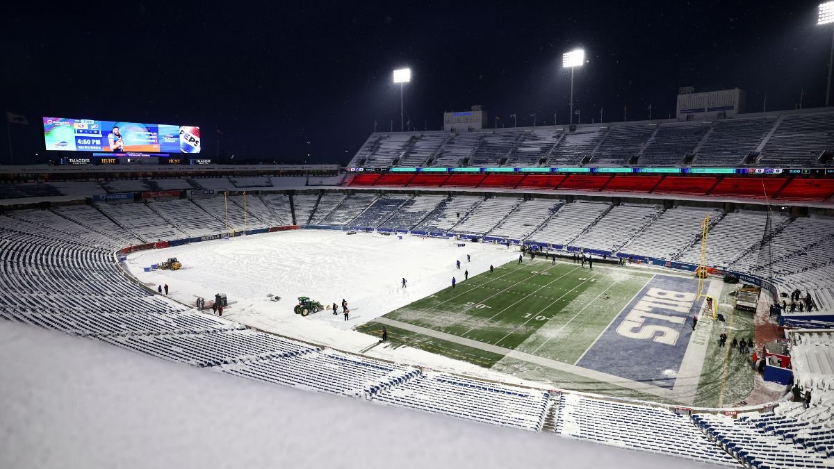 49ers 対ビルズの試合前にオーチャードパークの猛吹雪の光景をご覧ください – NBC スポーツ ベイエリア & カリフォルニア