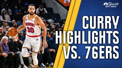 Stephen Curry highlights: Watch Warriors star score 30 points vs. 76ers