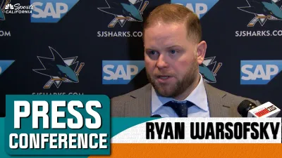 Warsofsky believes Sharks' win over Lightning one of best this season