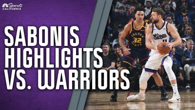 Sabonis highlights: Watch Kings center record a double-double vs. Warriors