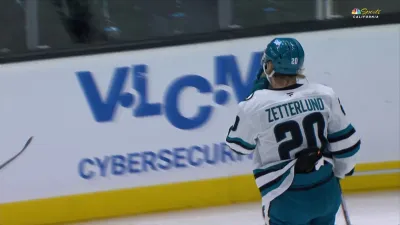 Zetterlund first-period goal gives Sharks early lead vs. Utah