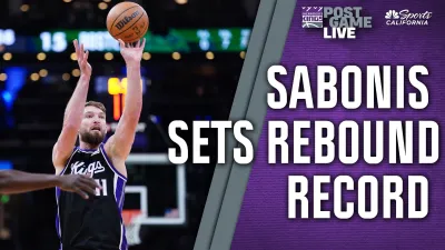 Domantas Sabonis highlights: Watch Kings star drop double-double vs. Celtics