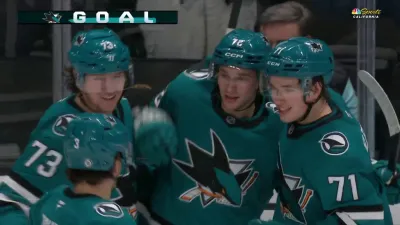 Eklund's second-period goal gets Sharks within one goal of Wild