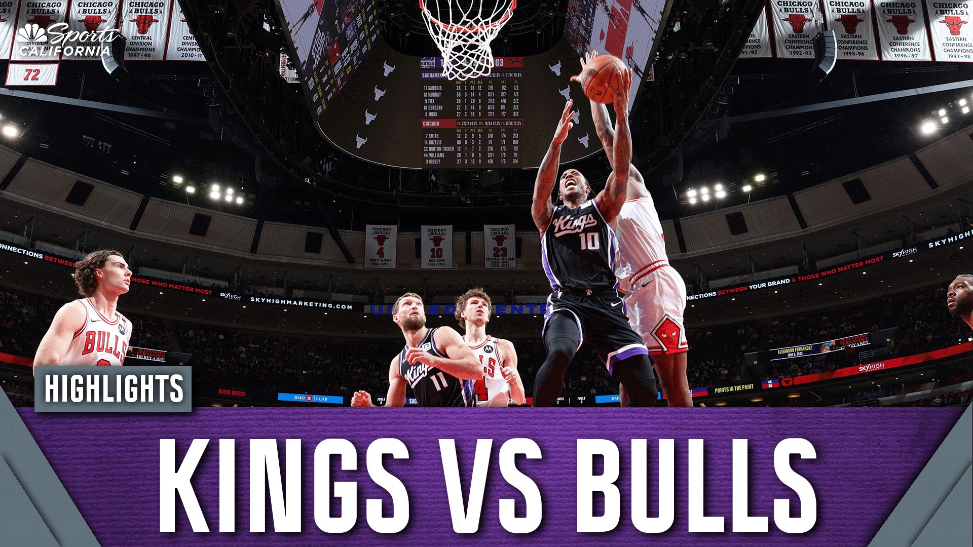 Kings Vs Bulls Highlights Top Plays In Sacramento S 124 119 Win NBC 37108743021