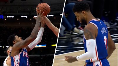 Paul George exits Sixers-Bulls game after injuring his left pinky finger