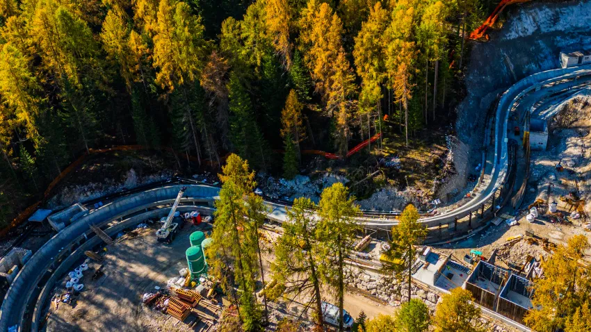 Bobsled track