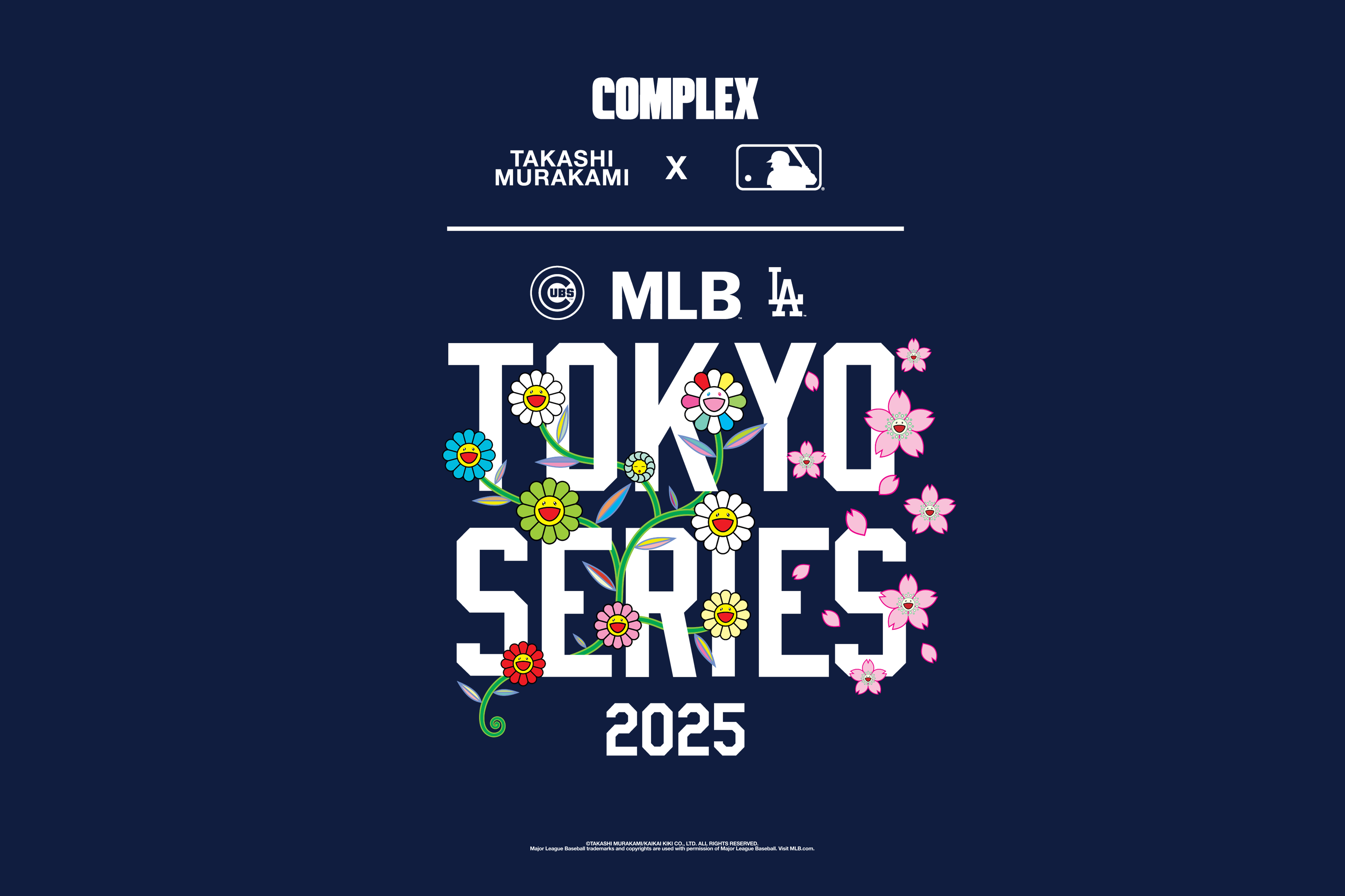 Photos: MLB unveils new limited edition Takashi Murakami collection for 2025 Tokyo Series between Dodgers and Cubs