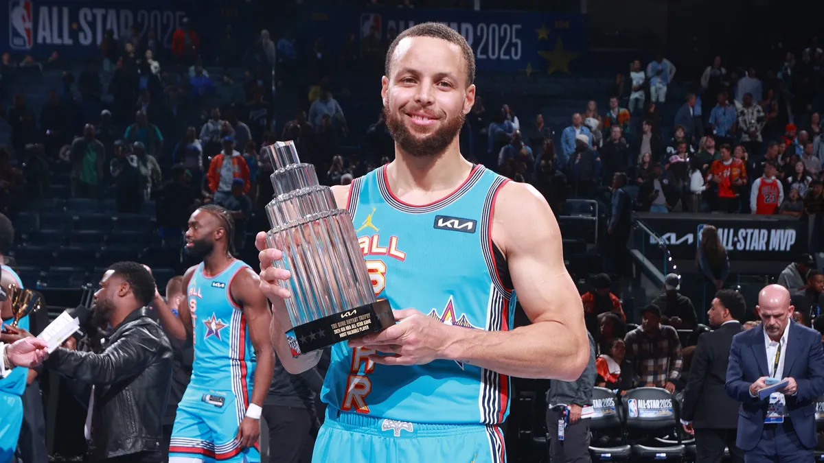 Warriors legend Steph Curry earns 2025 NBA AllStar Game MVP in win NBC Sports Bay Area
