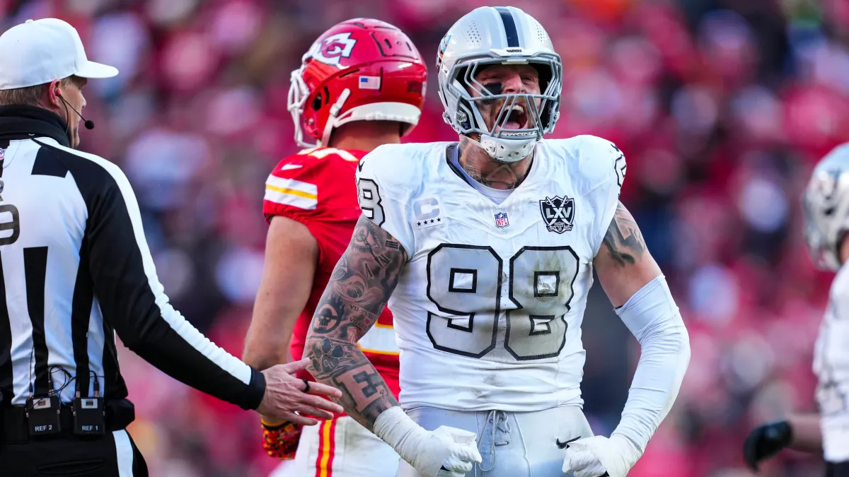 Maxx Crosby Raiders contract extension ends 49ers fans’ trade hopes