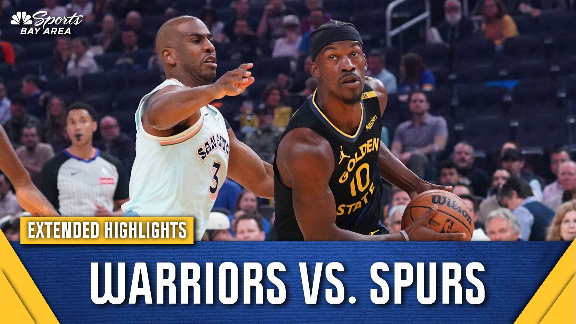 Warriors vs. Spurs highlights: Top plays in Golden State's 114-111 loss, image size:1920x1080