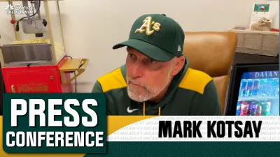 Kotsay details what went wrong in Athletics' blowout loss to Rangers