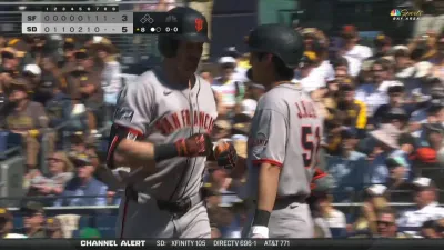 Yaz's fifth homer of 2025 season cuts Giants' deficit vs. Padres