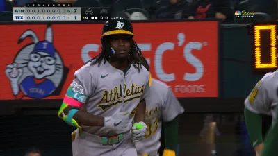 Butler crushes first career grand slam in Athletics-Rangers game