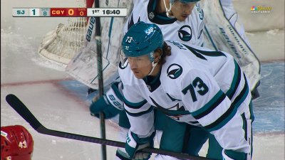 Toffoli scores his 30th goal of season in Sharks-Flames game
